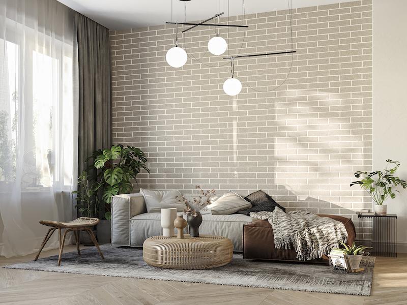 АМК Кирпич Однотонный цвет 001