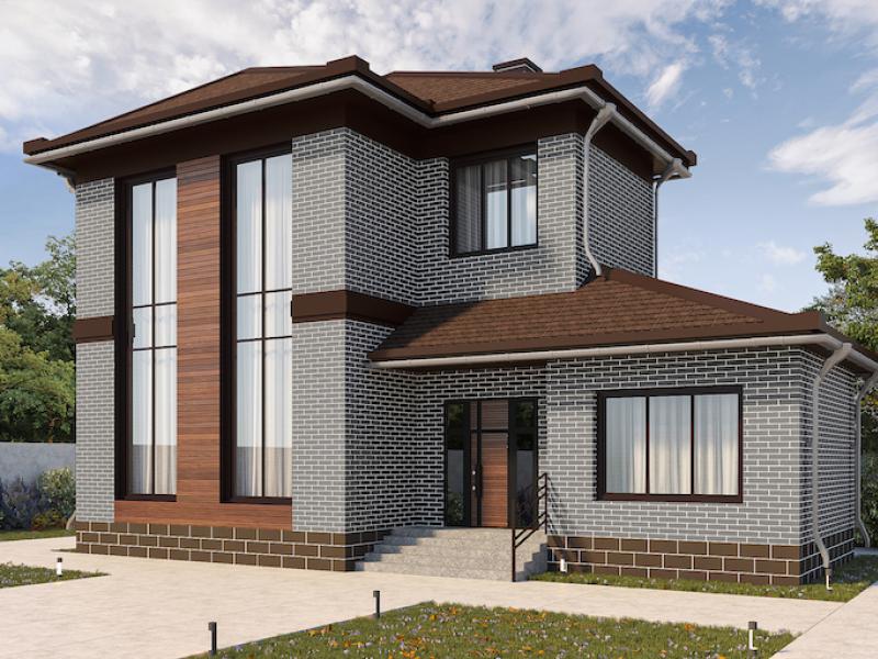 АМК Кирпич Однотонный цвет 202