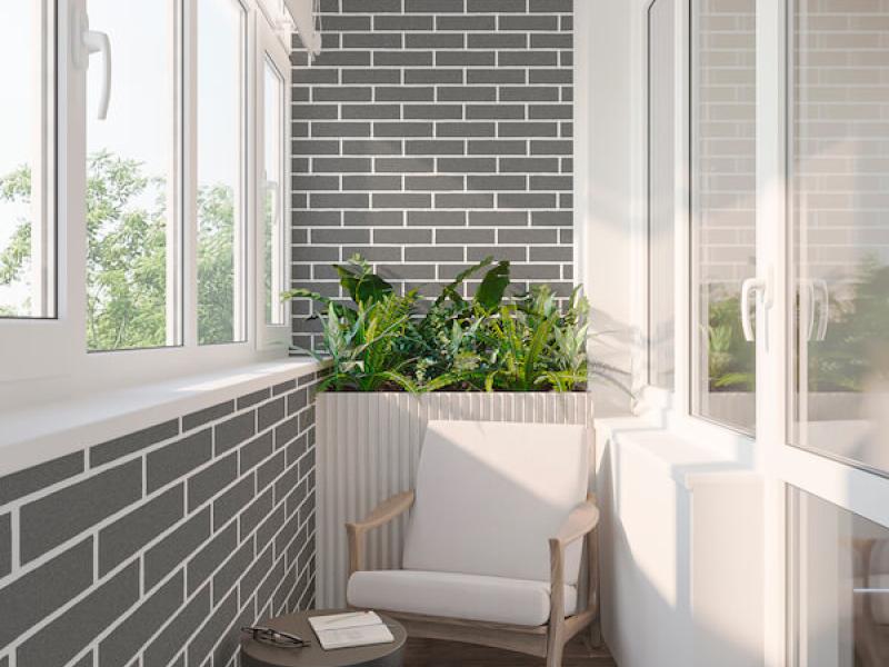 АМК Кирпич Однотонный цвет 202